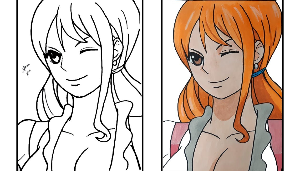 Como Desenhar A Nami De One Piece Passo A Passo Youtube