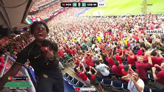 Download lagu iShowSpeed Reacts To Cristiano Ronaldo’s FIRST World Cup Goal 🤯🇵🇹