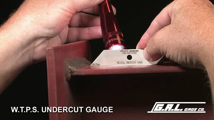 The W T P S  Gauge w Calibration Block CAT25