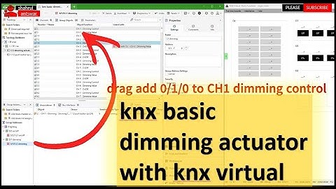 KNX System Knx Basic Dimming Actuator With Knx Virtual #knx #electrical