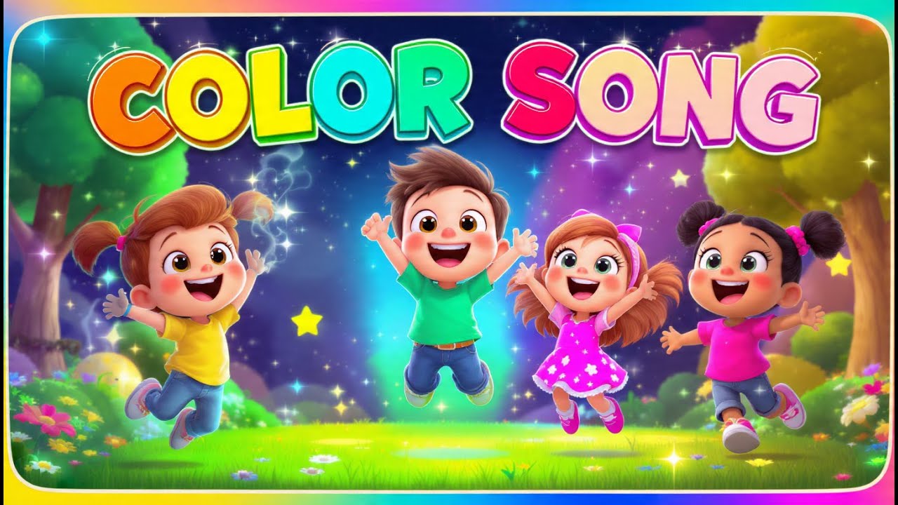 🌈 COLORS SONG | Learn Colors for Kids | Fun Preschool Learning - YouTube