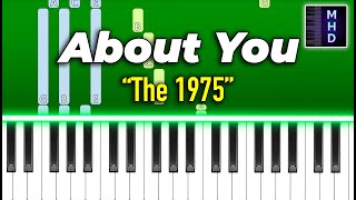 The 1975 - About You - Piano Tutorial