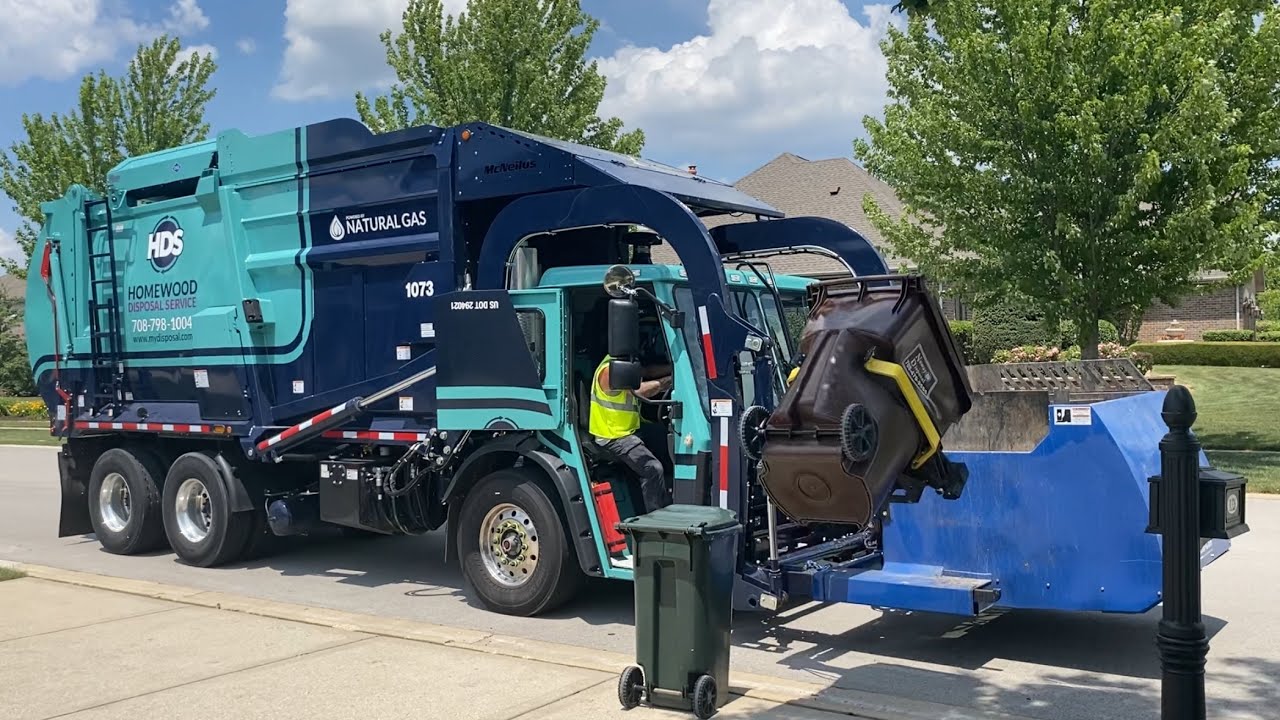 Homewood Disposal 1073 on Garbage on 6/17/24 YouTube