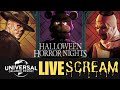 LIVE from Opening Night at Halloween Horror Nights Orlando 2025 👻 | Scare Zones, Food &amp; Atmosphere!
