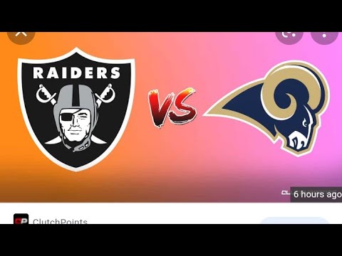 Las Vegas Raiders Vs LA Rams Preseason Game Will Fights Break Out In This Game ? By Eric Pangilinan