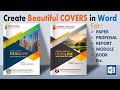 Create a beautiful cover in word