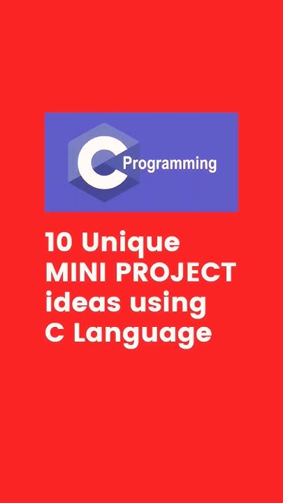C Language Projects for Beginners with SOURCE CODE | Mini Project using ...