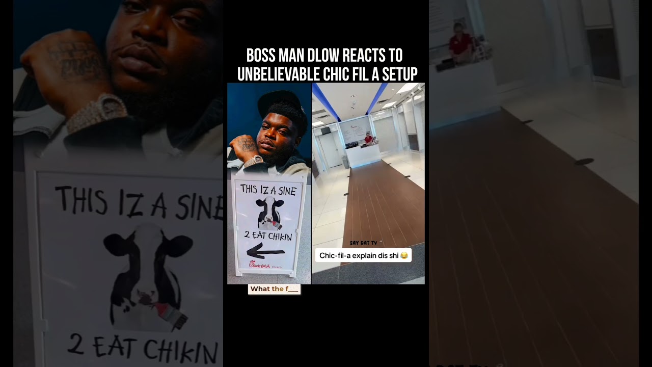 在 YouTube 上观看 Boss man Dlow Reacts to the Unique Layout of Chic Fil A. 在 YouTube 上观看 Boss man Dlow Reacts to the Unique Layout of Chic Fil A.
