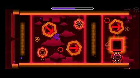 Dark Paradise 100% ALL COINS- Geometry Dash Alpha Pack (Map Pack 1)