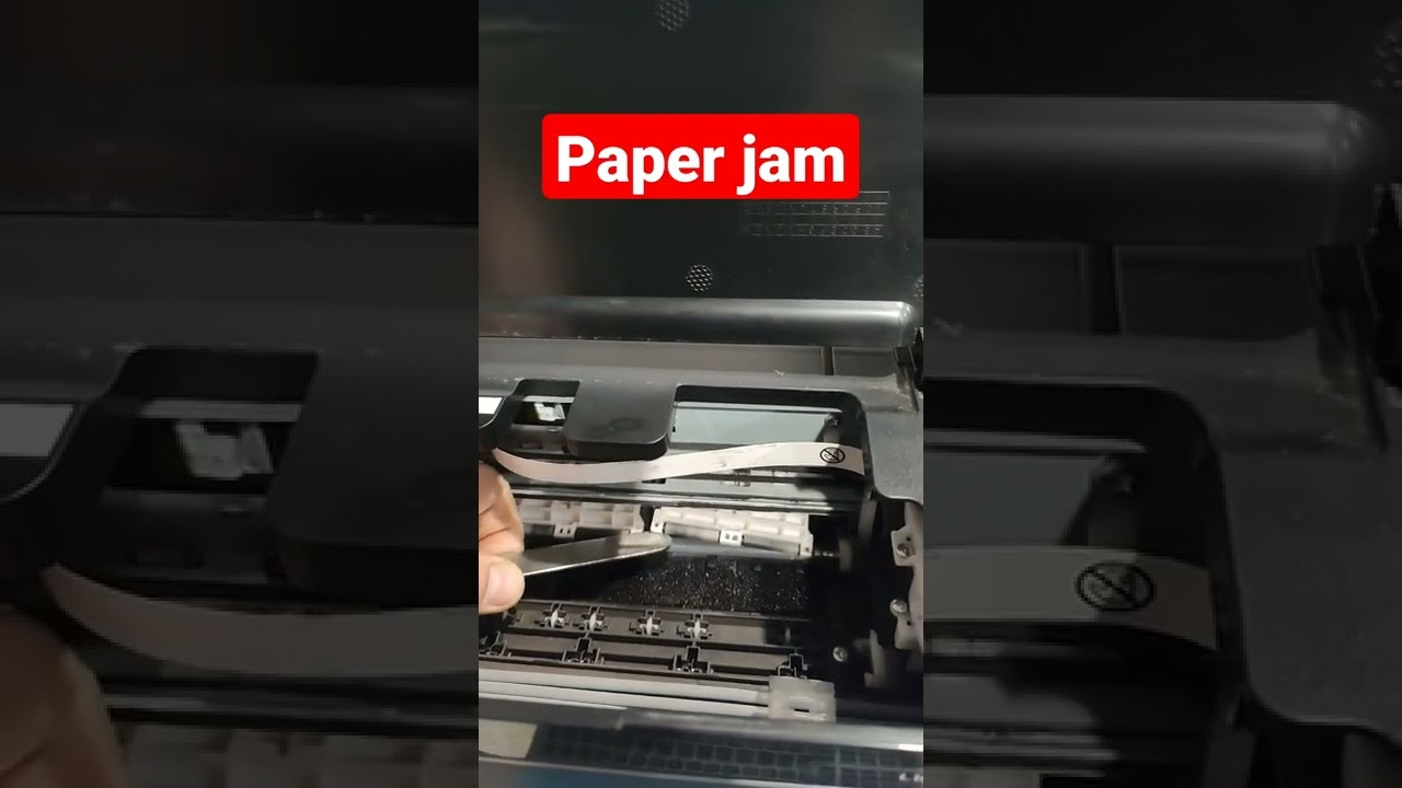 Printer paper jam fix YouTube