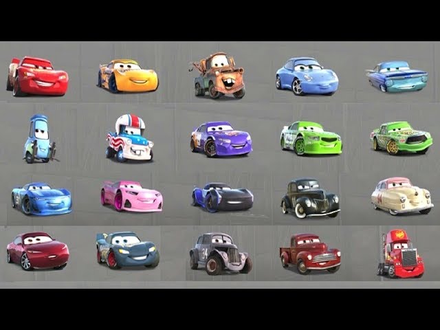 Cars 3 - All Characters Unlocked (Gameplay With All Cars) class=