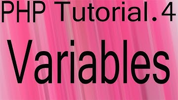 Php Bangla Tutorial Part 4 HD |  PHP Variables | পি এইচ পি ভেরিয়েবল