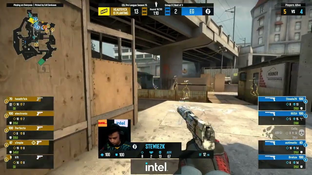 Pistols round. NAVI vs EG. EZ4S1MPLE