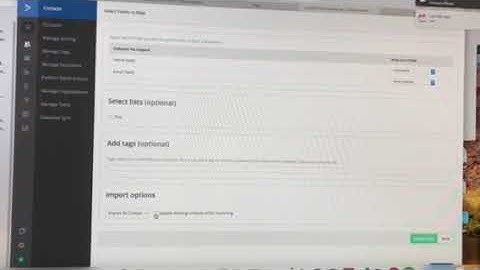 Add a csv to Active Campaign