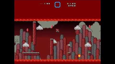 SMBX Custom Level - Mount Lavafield