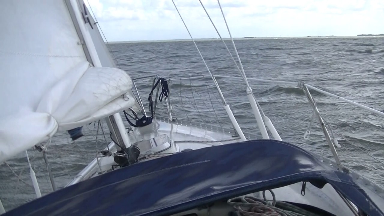 ⁣pittige wind Markermeer met Nadine 24