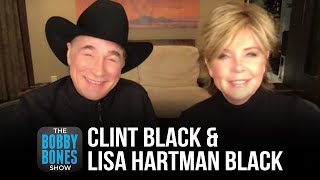 Video thumbnail of "Clint Black & Lisa Hartman Black Talk 'The Masked Singer' And Latest Collaboration"