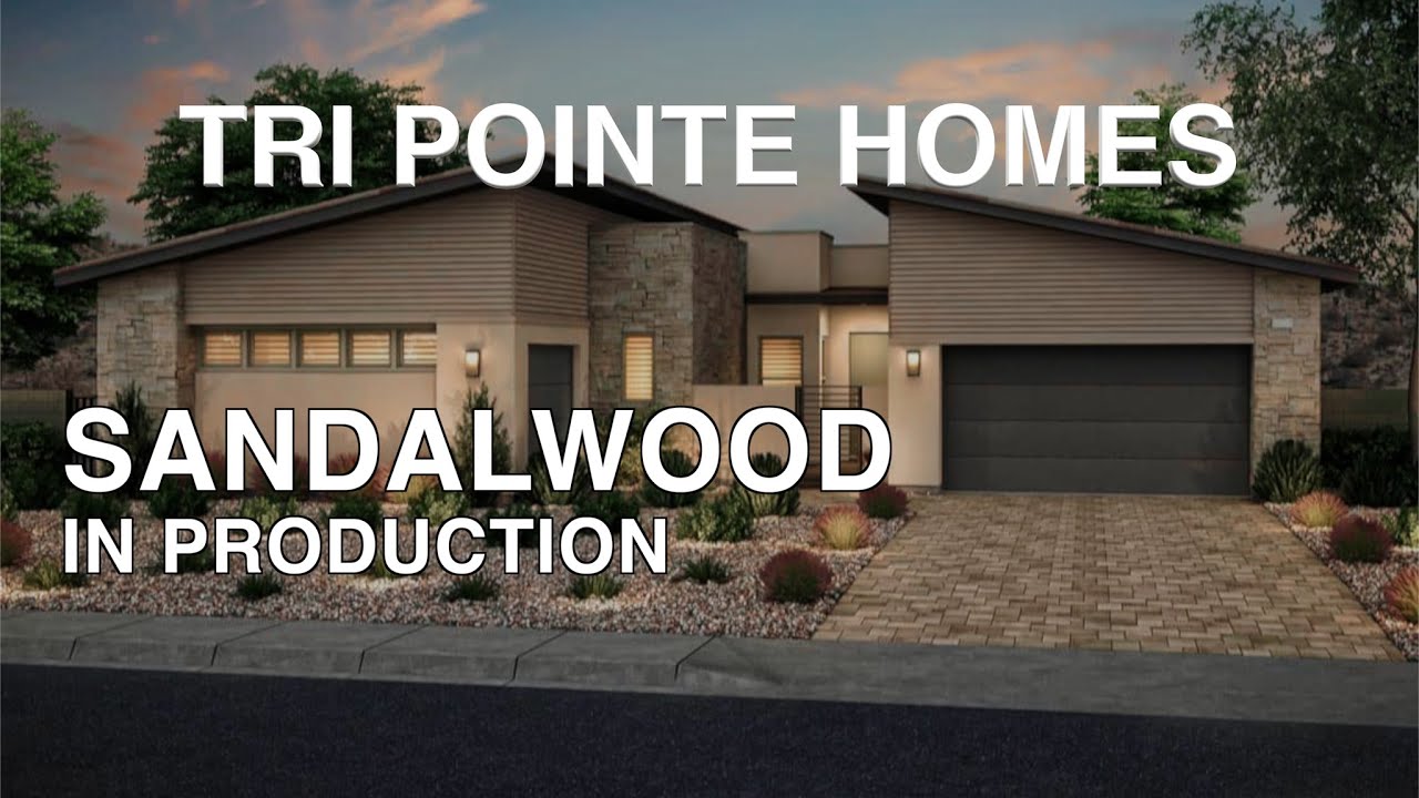 Modern Tri Pointe Homes Sandalwood Model Tour And Construction Walkthrough In Summerlin Las Vegas