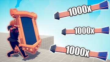 HALLOWEEN MIRROR SHIELD vs 1000x OVERPOWERED UNITS - TABS | Totally Accurate Battle Simulator 2023