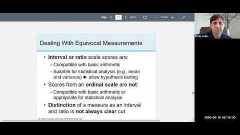 Research Methods Chapter 5 (Measurement) Lecture Part 2