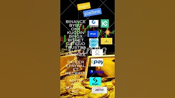 Binance,Bybit,OKX,KuCoin,BingX,Bitget,Gate.io,Trust Wallet,Payoneer,Payer,Epay Wallet,MetWalet,Airtm