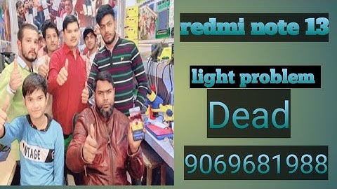 redmi note 13 Dead lcd problem. full detail ke sath