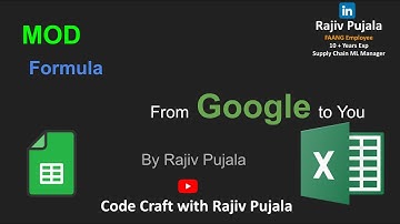 23. Master MOD Function in Excel & Google Sheets | Simplified by a Googler