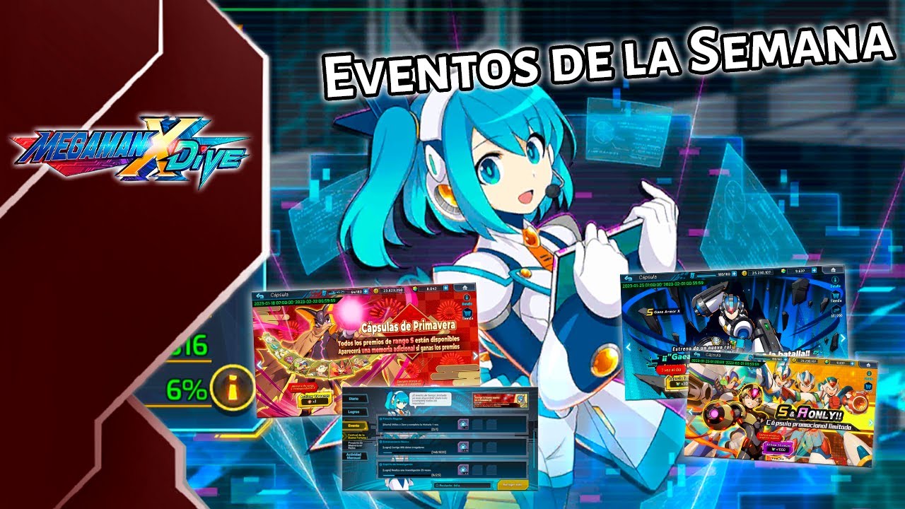 ¡SEMANA DE DESCANSO PERO CON MUCHOS SUMMONS GRATIS! (Mega Man X DIVE)