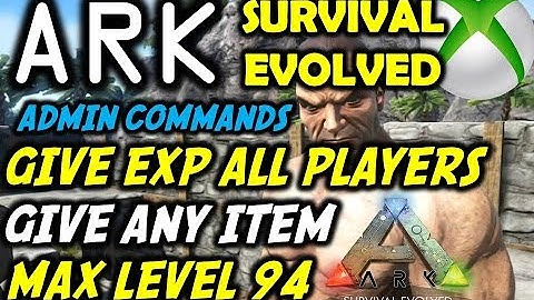 Ark Survival Evolved: Give All Players EXP/Max Level 94 + Any Item Tutorial - Now Free with PS Plus