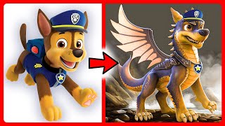 🐲 PAW PATROL as DRAGONS 🦴 All Characters