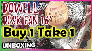 Dowell Desk Fan | SM City Sta Mesa | Unboxing | April 2023