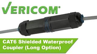 How To Assemble A CAT6 Shielded Waterproof Coupler (Long Option)