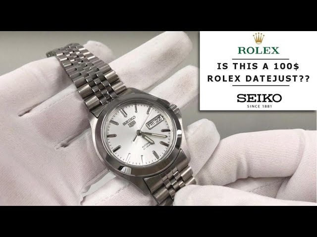 A 100€ ROLEX DateJust alternative??? - YouTube