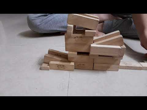 How to make jenga tunnels