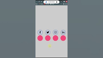 Social Icons Hover Effects 🔥🔥 | CSS Tips and Tricks #shorts