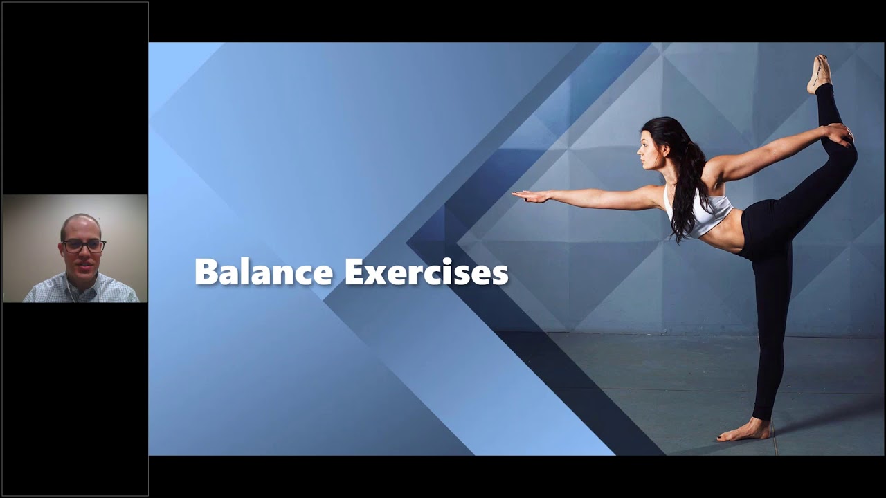 GTC Webinars Balance and Fall Prevention Exercises and Strategies - YouTube