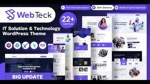 How to install and Customizing Webteck – IT Solution and Technology WordPress Theme