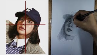 the Trick Pro Artists Use For Drawing ( Lalisa )