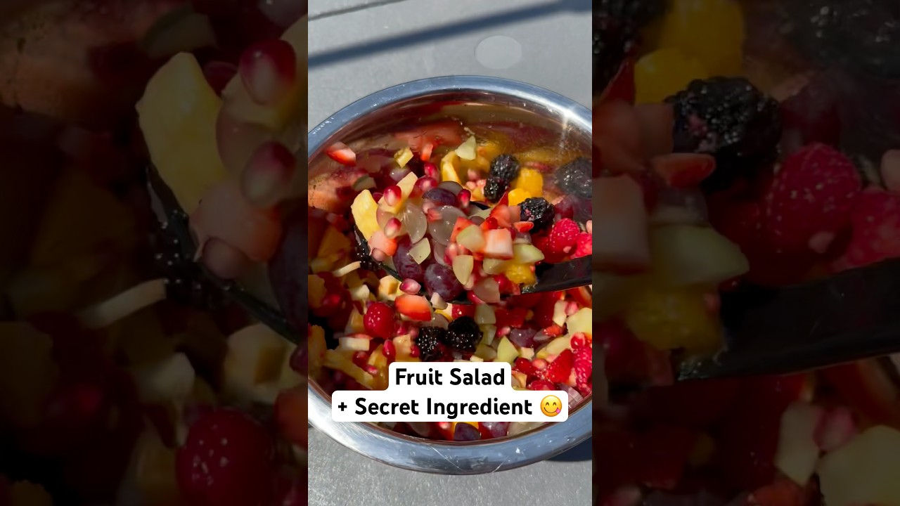 How to Make a Fresh Fruit Salad 🍊🍇🍍