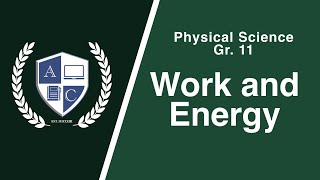 [ TAG-LISH ] Physical Science Grade 11: Work and Energy