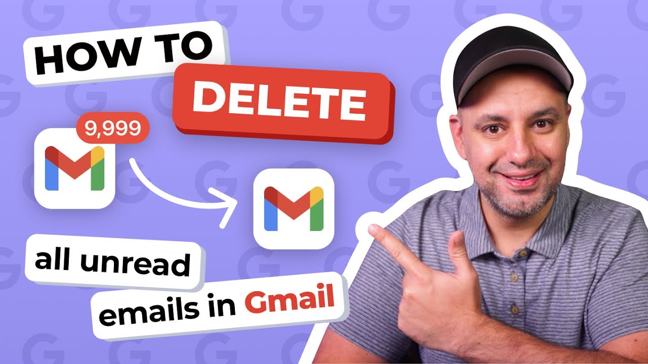 How To Delete All Unread Emails In Gmail Youtube