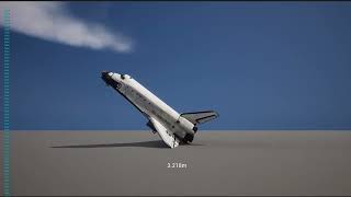 UE5 Space Shuttle Landing (Very realistic touchdown) screenshot 5