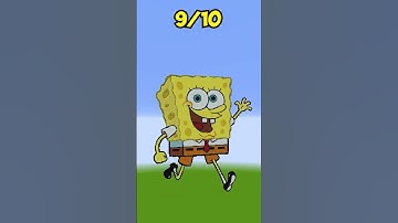 Rate Pixel Art with Spongebob #shorts