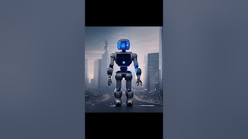 Futuristic robot - generative ai