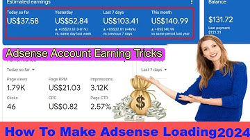 How To Make Adsense Loading | High Cpc Keywords | adsense loading new tricks | New Method
