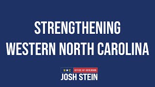 Governor Stein Announces Hurricane Helene Recovery Federal Budget Request