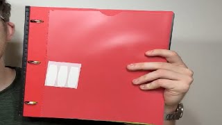 INFUN Telescoping 3 Ring Binder, Portable Plastic 0 75 inch 3 Ring Binder with Telescoping Spine and