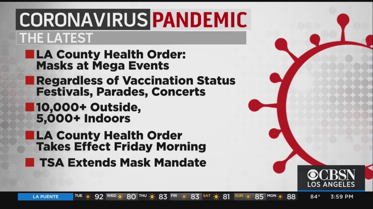 LA County To Require Masks At 'Mega Events' Including Concerts ...