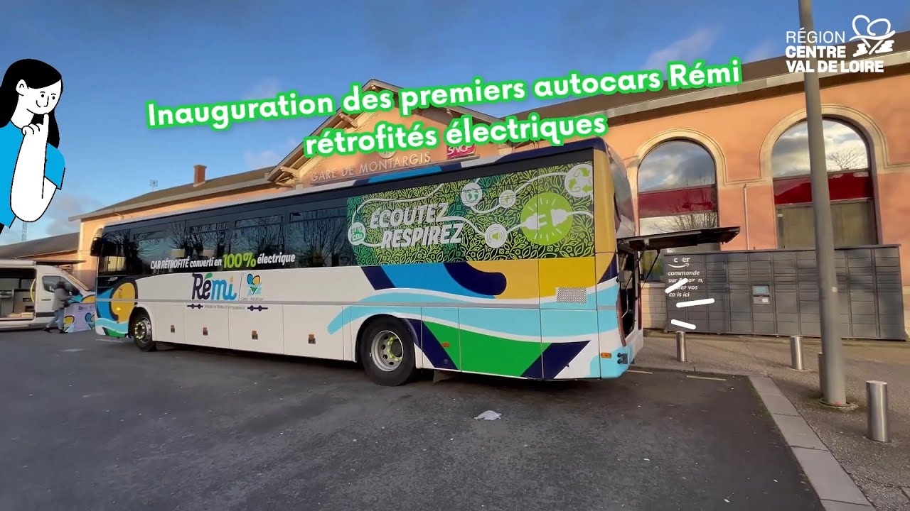 🚍⚡️ Le Loiret accueille son premier autocar électrique Rémi rétrofité