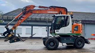 Rijplaten opruimen #62 Liebherr 914 Compact